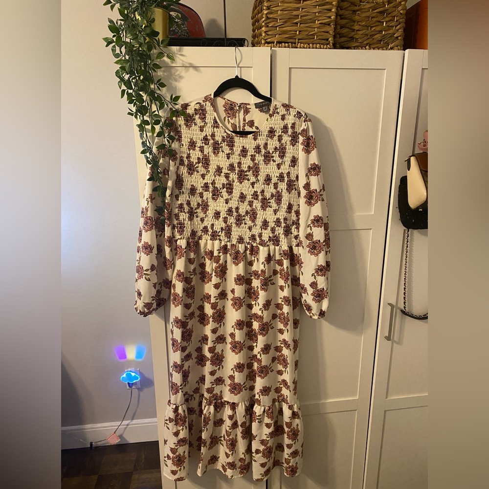 Floral midi dress